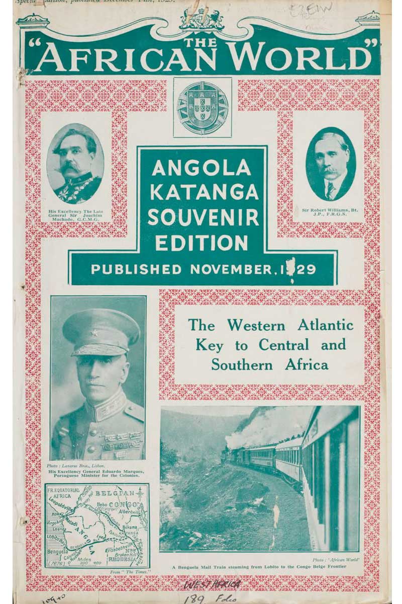Capa The opening of the Benguela Railway